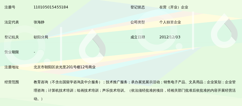 北京中京太奇教育咨询中心